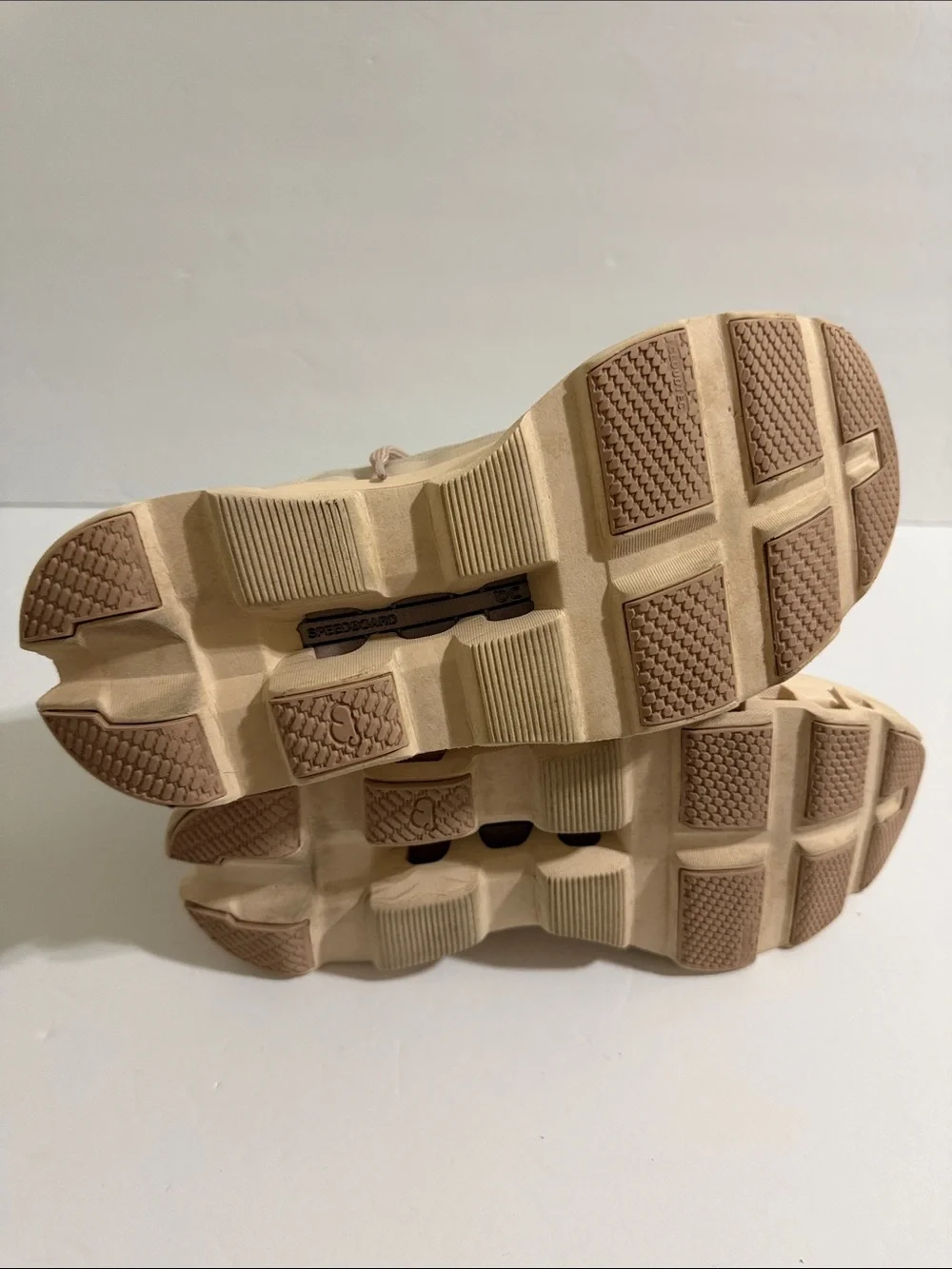 CloudMonster Women's Running Shoes in Sand and Blush